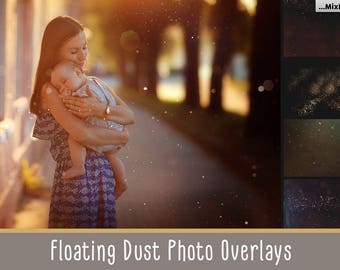 Floating dust photo overlays, dust photoshop overlay, dust particles effect,sparkling dust, fairy dust, dust particles in the air, photo