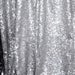 Silver Sequins Fabric, Full Sequins Silver Fabric, Silver Sequin on Mesh Fabric, Silver Sequins Fabric by the Yard