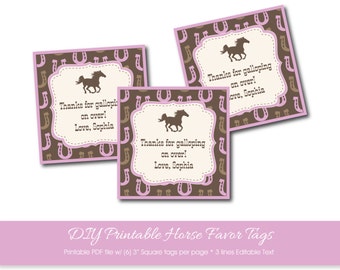 Horse labels | Etsy