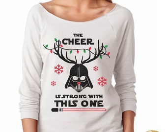 Darth Vader Christmas Shirt - Magical Glitter Shirt - Christmas Glitter Shirt
