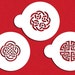 Celtic Knots Stencil Set for Cookies, Cakes & Cupcakes - Designer Stencils (C317) face painting
