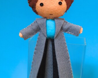 Doctor Who Torchwood Inspired Bendable Felt Figure - Captain Jack Harkness