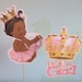 Princess Centerpiece Toppers(2)Pink Crown Centerpiece,It's A Girl Centerpiece,Princess Party Decorations,Pink baby shower,Gender reveal