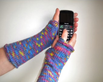 Fingerless gloves, warmers, knitted