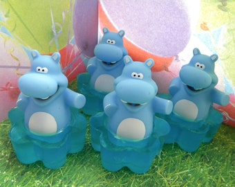 Hippo Squirties / Hippopotamus Soap Toy Squirties