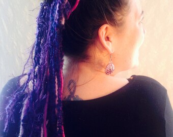 Amethyst Yarn Hair Falls