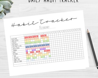 Daily Habit Tracker Printable