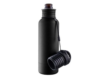 REAL Laser Engraved Black Bottle Keeper, The Standard 2.0- NEW & IMPROVED!