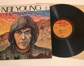 NEIL YOUNG / Mispress Debut hybrid LP / Two tone W7 labels / original mix on side 2