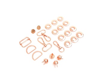 Hardware Kit for Magnolia Drawstring Bucket Bag - copper