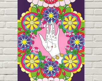 Kakemono Bohemian - Gypsy Mandala - Palm