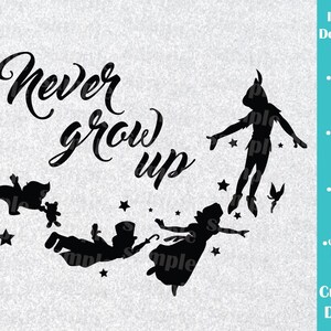 Download Peter pan silhouette | Etsy