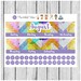 August - mini monthly cover up - perfect for ECLP monthly overview - planner stickers