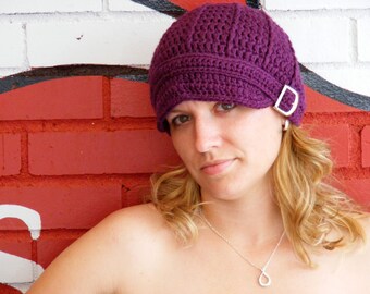 Purple Chemo Hat Purple Orchid Chemo Hat Womens Chemo Hat Womens Hat Womens Silk Hat Womens Bamboo Hat Buckle Beanie Purple Womans Hat