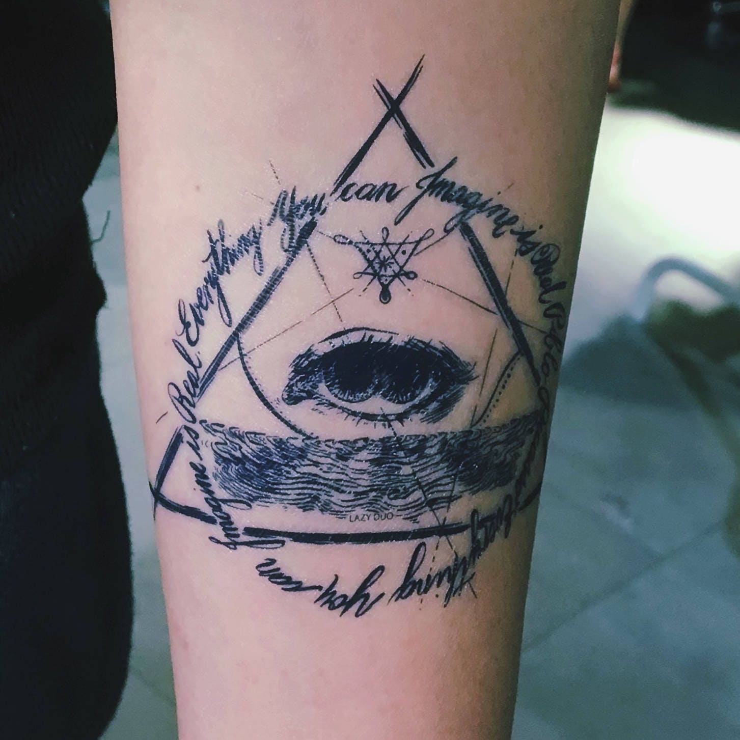 year temporary lasting tattoos triangle boho large Tattoo tattoos Temporary large tattoo