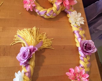 Tangled Rapunzel Hair Yarn Braid