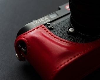 Handmade Leica M Leather Half Case for M2 M3 M4 M6 M7 MP M-A (made-to-order)