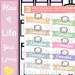 Daisy Doodle canceled slanted banner planner sticker Emoti sticker doodle sticker kawaii sticker
