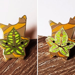 Star Leaf Korok Hard Enamel Pin - BoTW - Gold Plated Lapel Pin