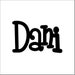 CUSTOM Laser Cut Paper Name "Dani" - RESERVED for Stephanie