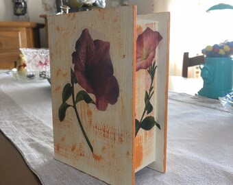 Piggy Bank with wooden book