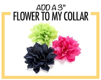 Dog Collar Flower // *3 inch*