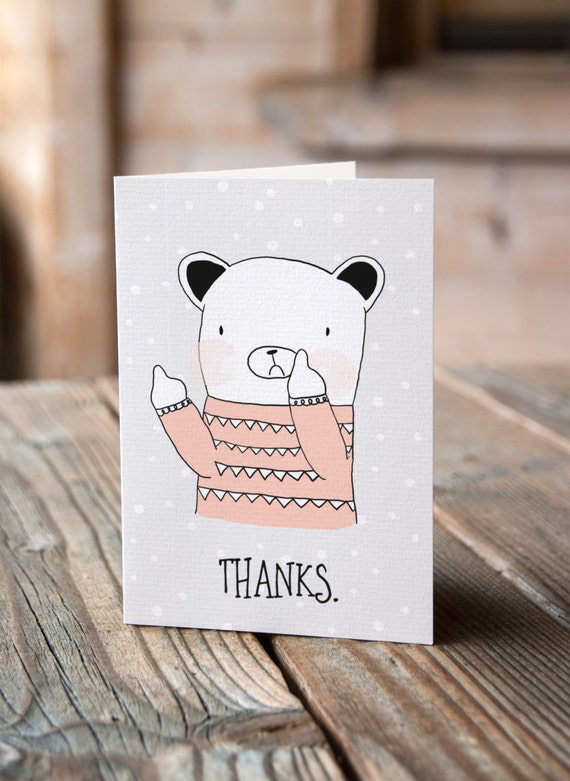 Inappropriate Thank You Card   Cute And Funny Thank You Card