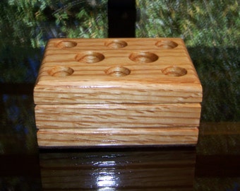 Vapor Stands Min-E Solid Oak Ecig Holder