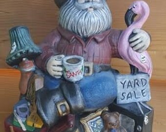 Vintage Santa - Hand painted