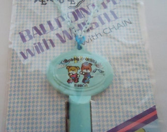 Bobby & Kate Pen and Whistle. Key Shape.Japan.1981. In the Original Package