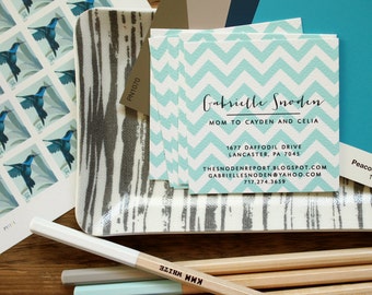 Chevron Calling Cards - Set (50)