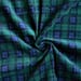 Blue and Green Plaid Pinwale Corduroy Fabric - 65"