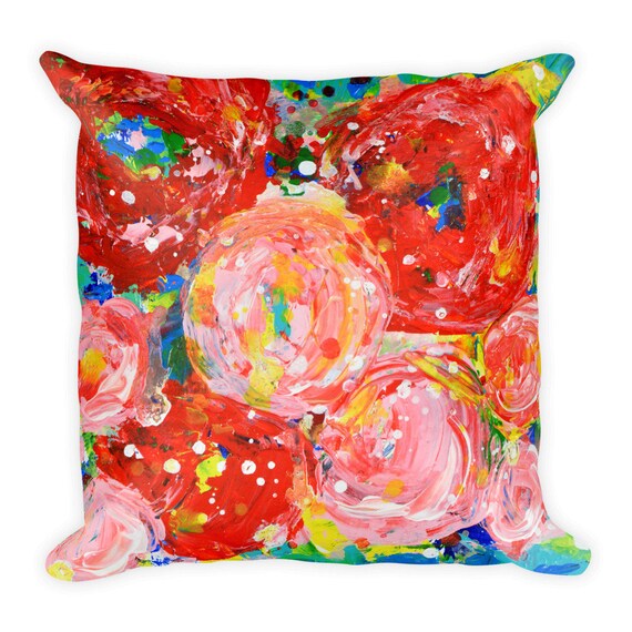 Floral pillows by Art By Katie Jeanne