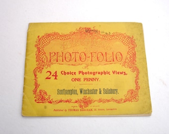 1920s Beechams Photo Folio 24 Choice Photographic Views of Southampton Winchester & Salisbury