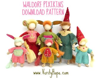 Waldorf inspired bendy doll making pattern and tutorial