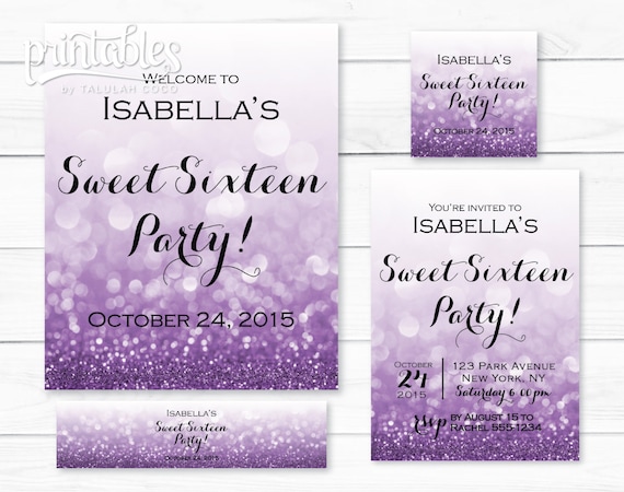Revered image intended for sweet 16 birthday invitations free printable Vibrant image inside sweet 16 birthday invitations free printable