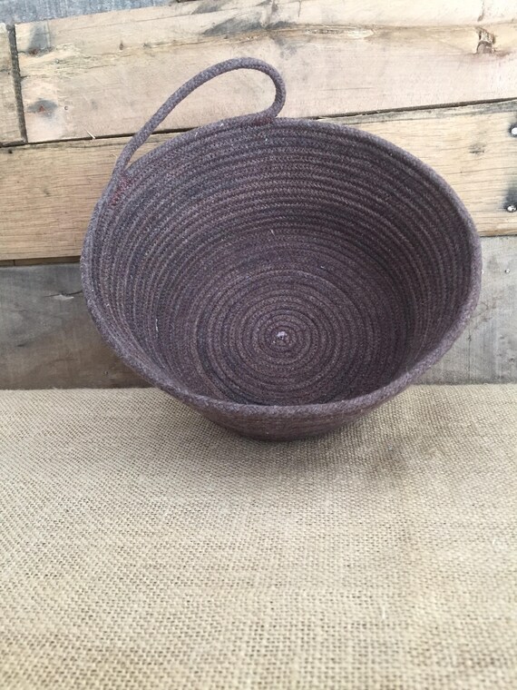 Large Brown Decorative Basket Home Decor Storage Basket