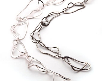 Handcrafted sterling silver Vine Necklace