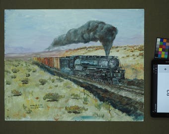 Union Pacific Big Boy on the plains