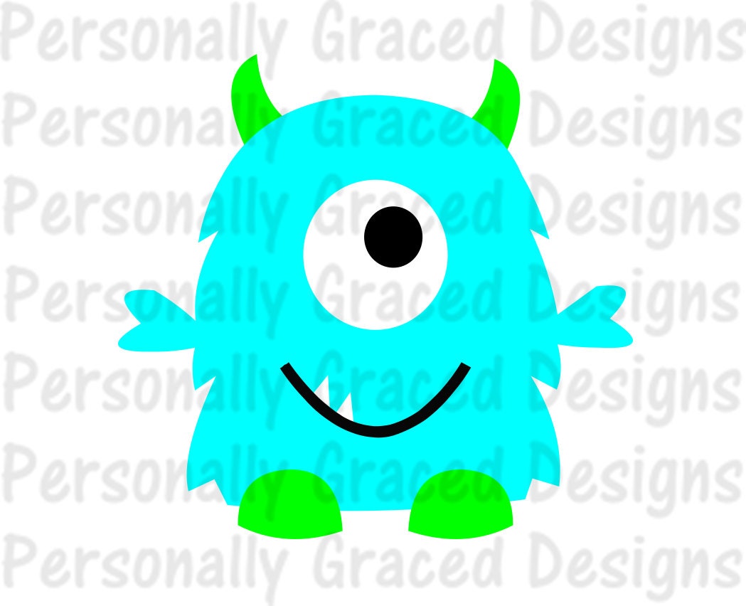 Download SVG DXF EPS Cut file Silly Monster svg silhouette cut file
