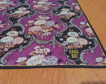 Vintage Anna Sui Handkerchief Anna Sui Scarf