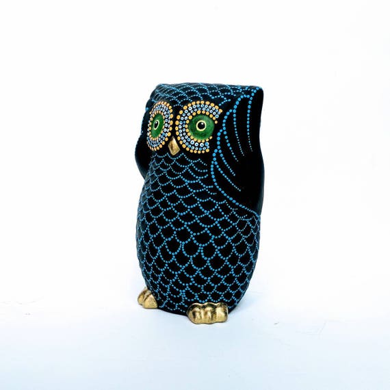 Owl Bank Hand painted Owl coin bank Piggy Bank