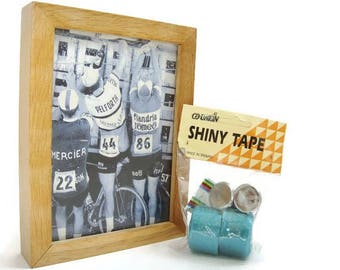 Vintage cycle handlebar tape aqua green, new old stock from the 70s