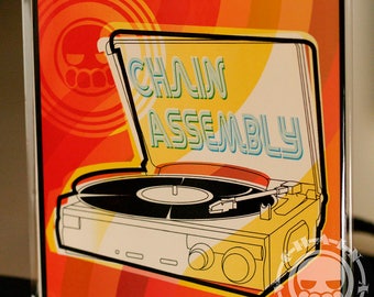 Turntable print; 5" x 5," gloss