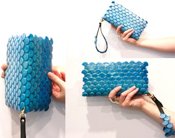 Mermaid Handbag in silicone scales