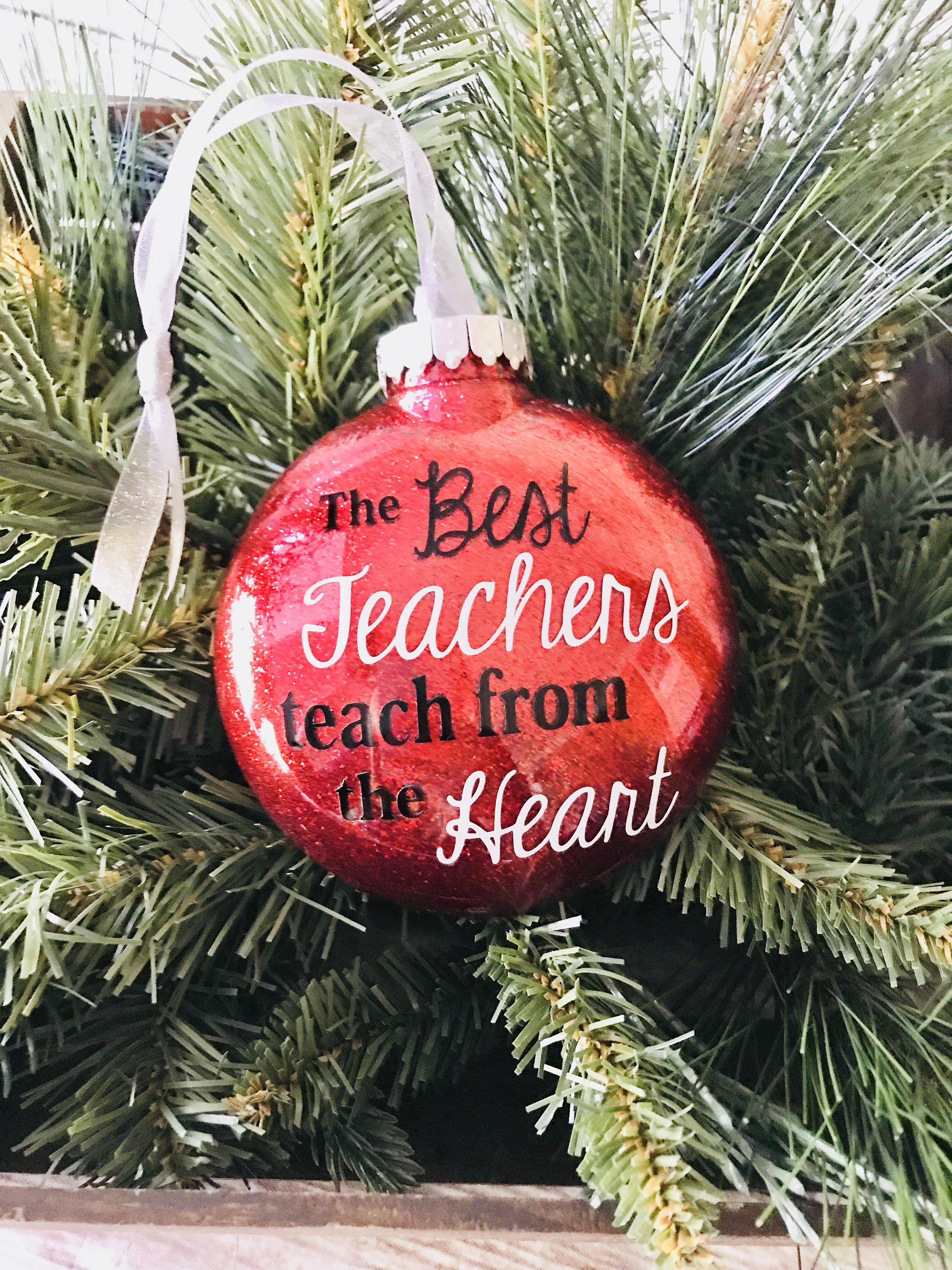 Teacher ornament gift for teacher christmas ornament