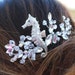 Seahorse Wedding Comb / Rhinestone Seahorse Comb / Beach Wedding hairpiece / Beach Bride / Beach Wedding Hair / Destination Wedding Hair