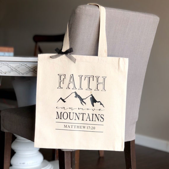 Bible Scripture Tote Bag For Her Christian Gift Bag