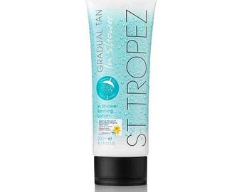 St Tropez in shower tanning and St Tropez tinted body lotion