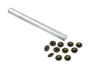 Jean Rivets Jeans Button Rivet Setter Tools for Buttons 9 mm.